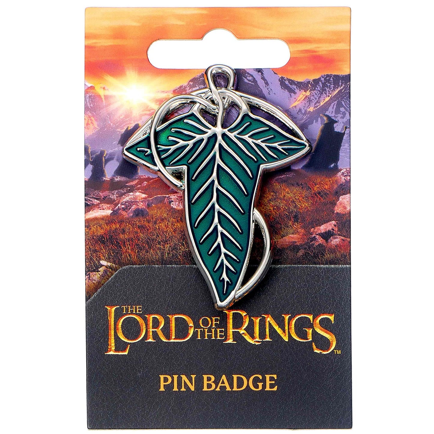 Pin Badge / Brooch - The Lord of The Rings - Official - The Leaf of Lorien