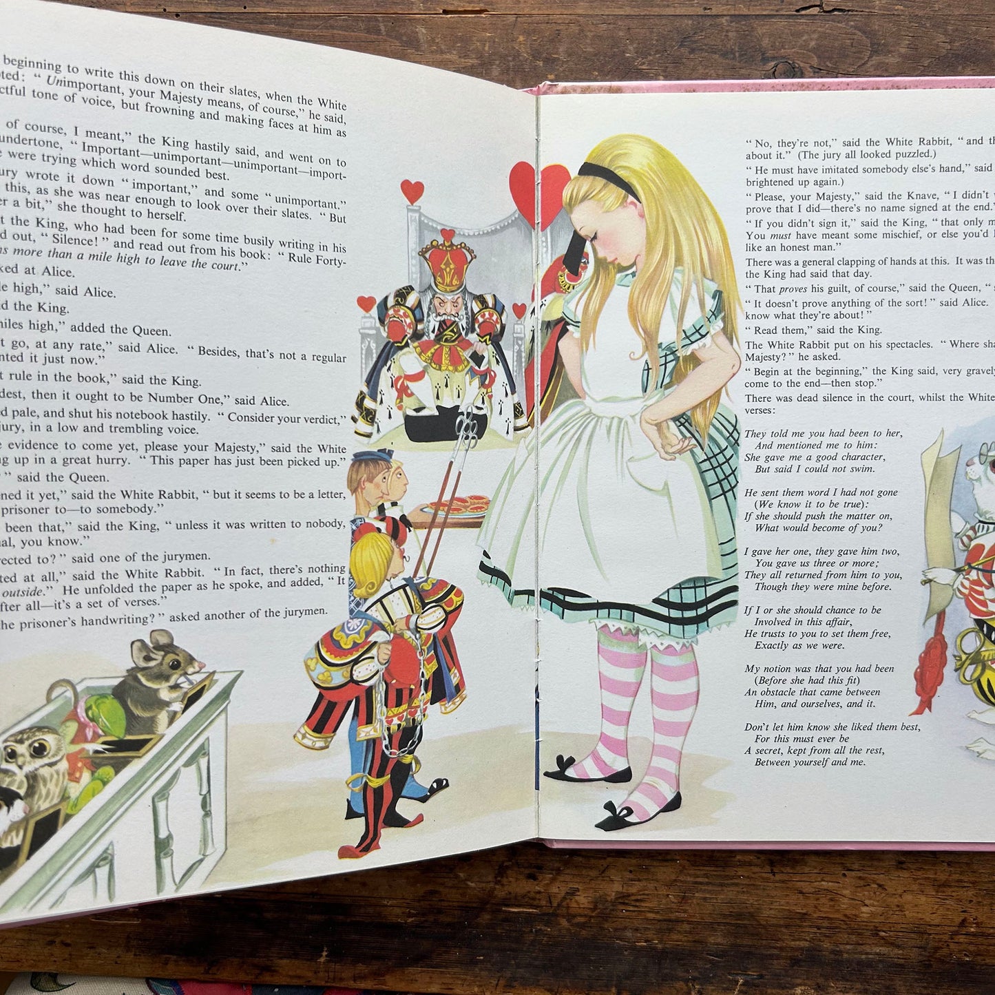 Alice in Wonderland - Janet & Anne Grahame Johnstone 1975 (Preloved)