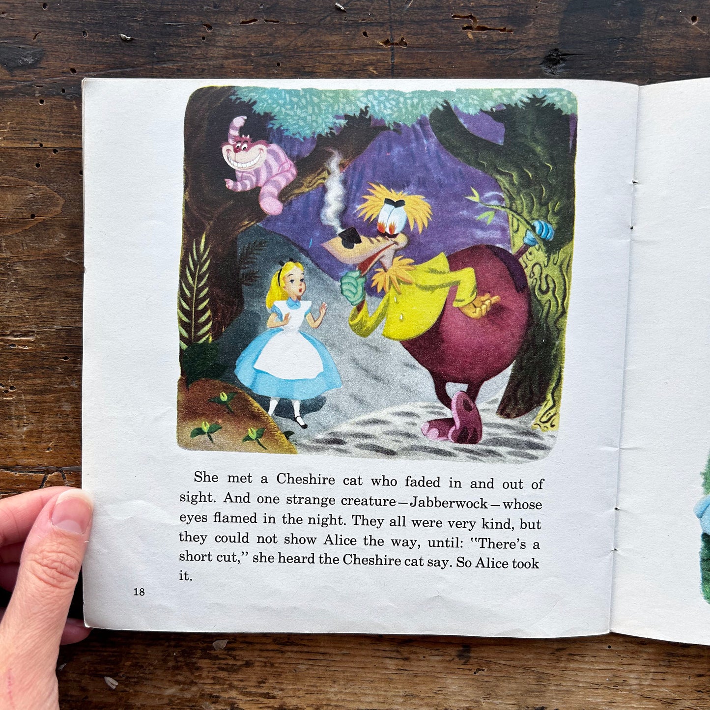Alice in Wonderland - Vintage Walt Disney 1974 (Preloved)