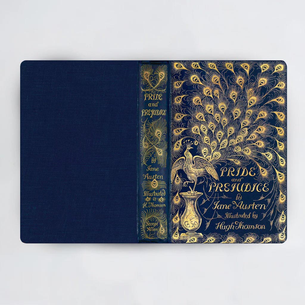 Book Bag - Cross Body - Pride & Prejudice - Peacock - Jane Austen