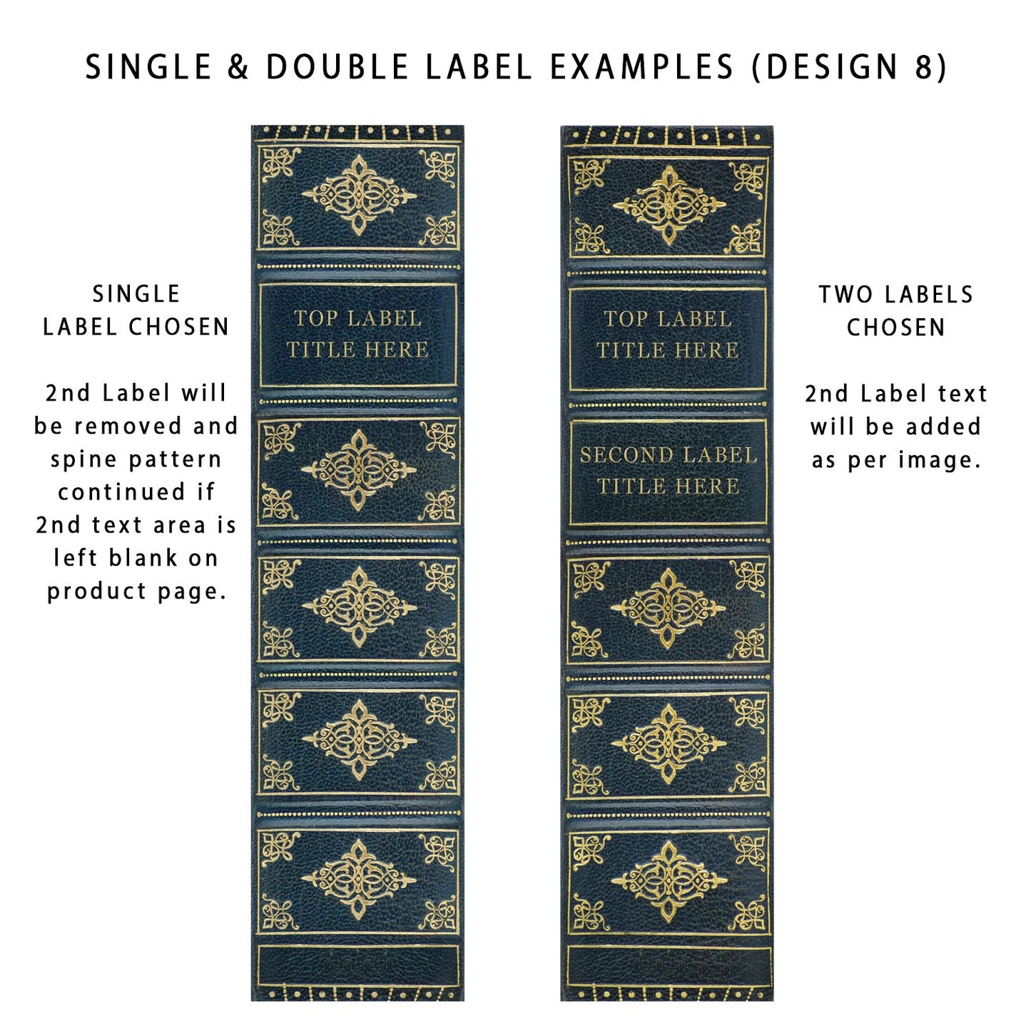 Book File - Antique - Choose Your Format & Title - Design 8