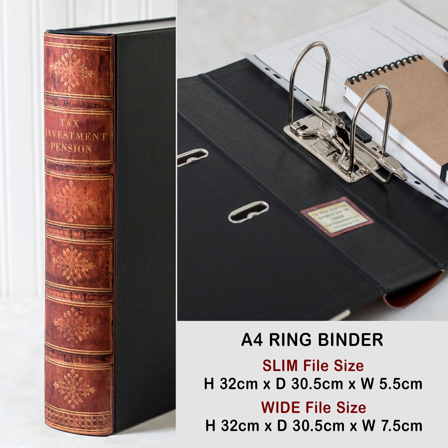Book File - Antique - Choose Your Format & Title - Design 7