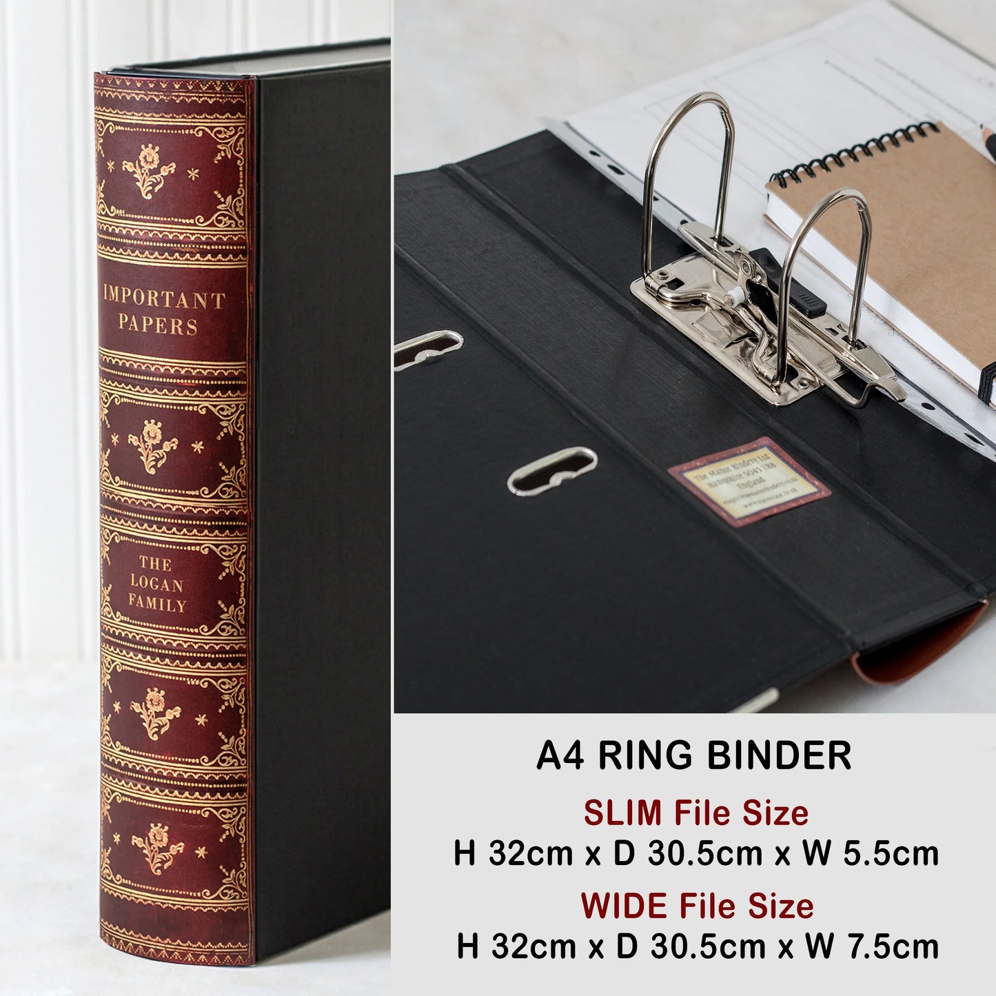 Book File - Antique - Choose Your Format & Title - Design 9