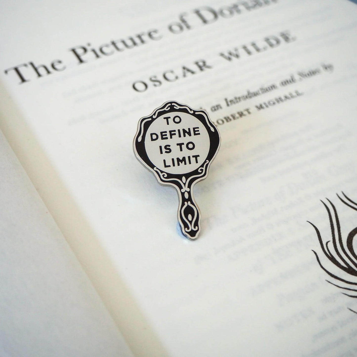 Enamel Pin Badge - Mirror - The Picture of Dorian Gray