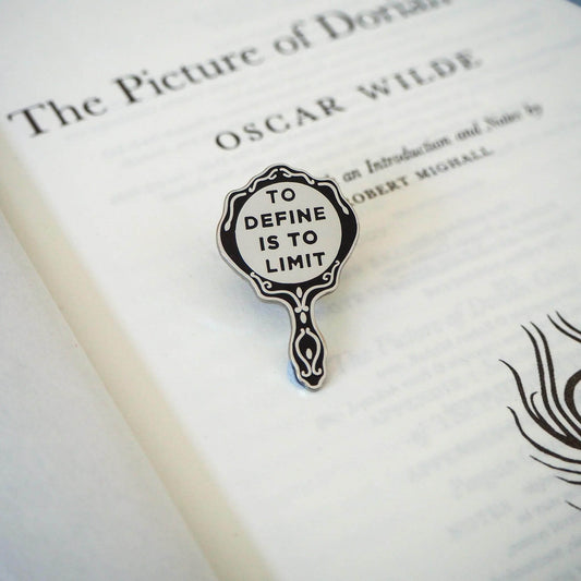 Enamel Pin Badge - Mirror - The Picture of Dorian Gray