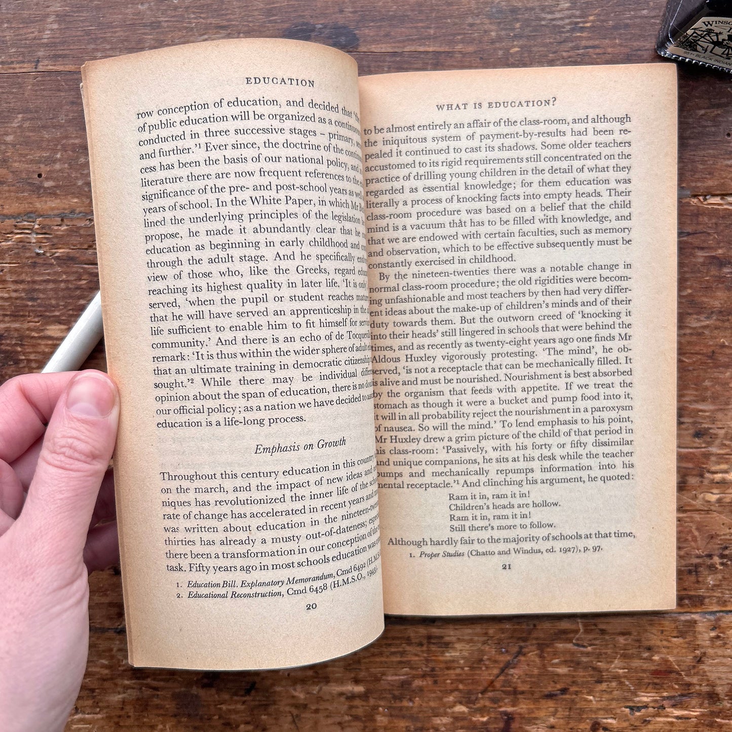 Education - An Introductory Survey - Vintage Pelican Books - No. A380 1958 (Preloved)