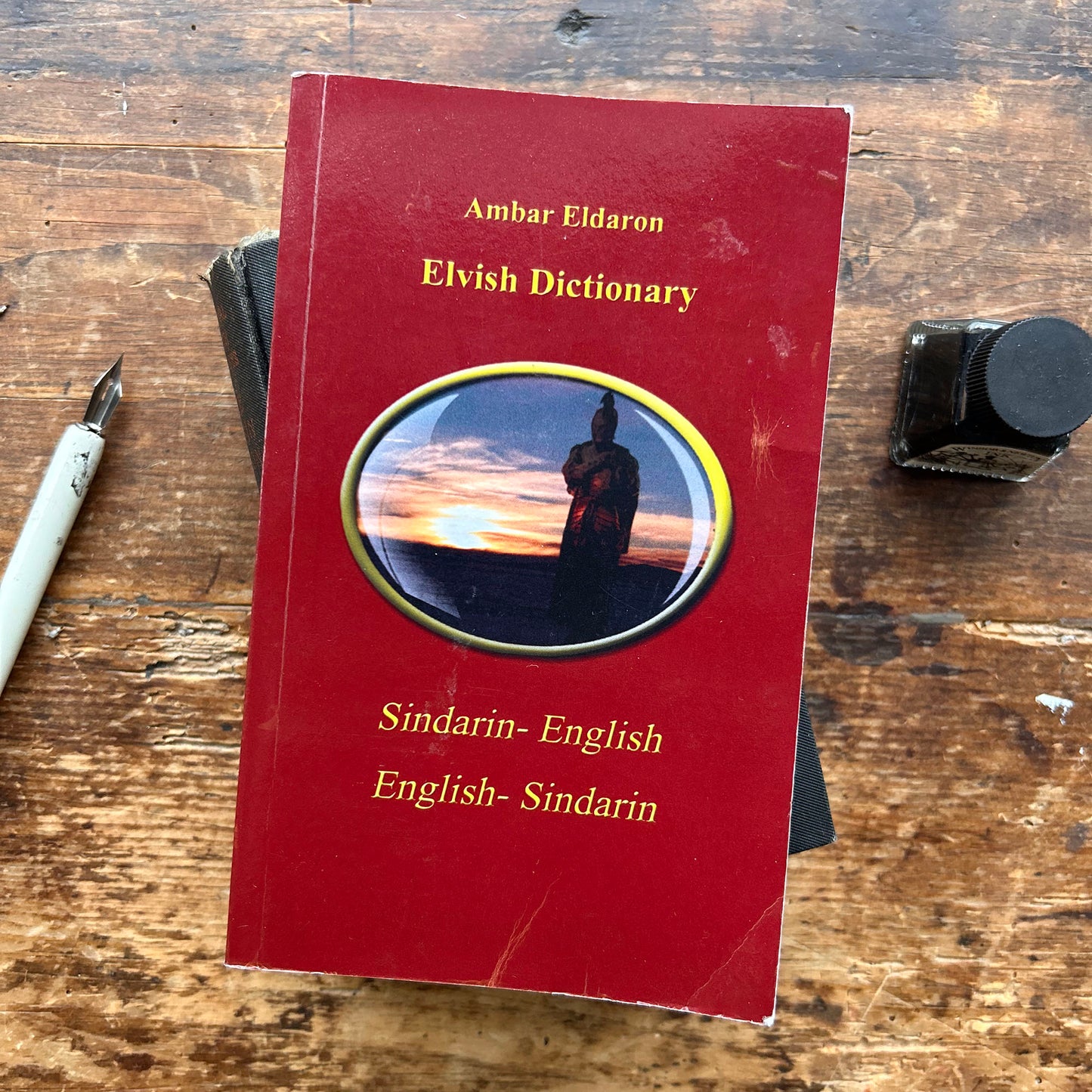 Elvish Dictionary - Sindarin & English - Ambar Eldaron Tolkien (Preloved)