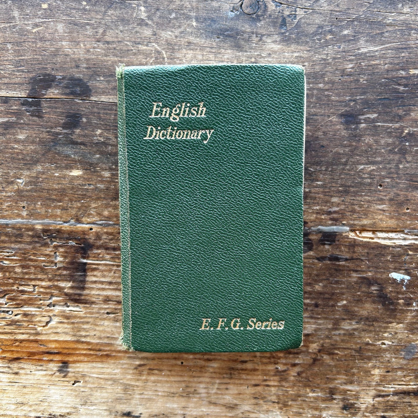 English Dictionary - Pocket Pronouncing - E. F. G. Series - E. H. Truslove - Antique (Preloved)