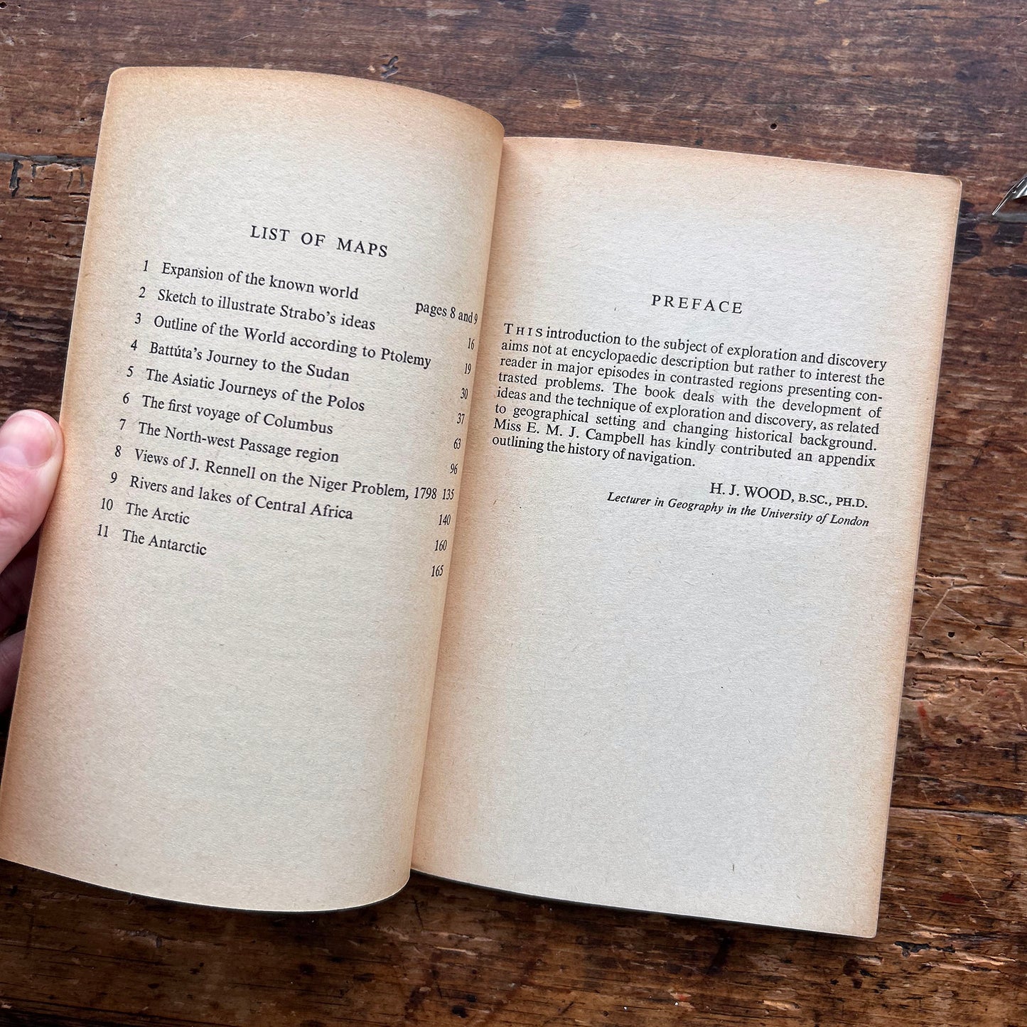 Exploration and Discovery - H. J. Wood - Vintage Grey Arrow - 1958 (Preloved)