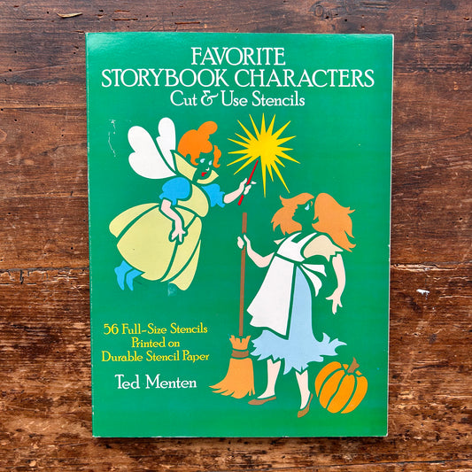 Favourite Storybook Characters - Cut and Use Stencils 1987 (Preloved)