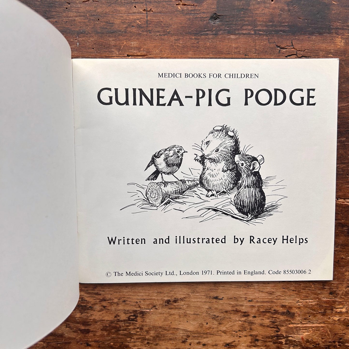 Guinea-Pig Podge - Racey Helps - Vintage 1971 (Preloved)