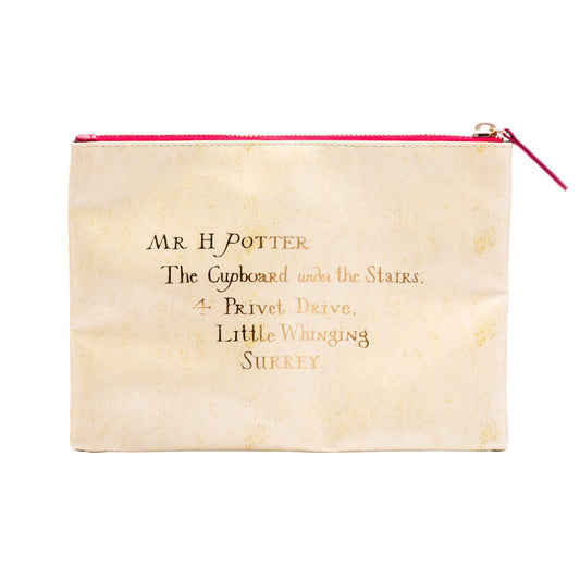 Pouch / Zip Up / Make Up Bag / Pencil Case - Harry Potter - Hogwarts Acceptance Letter