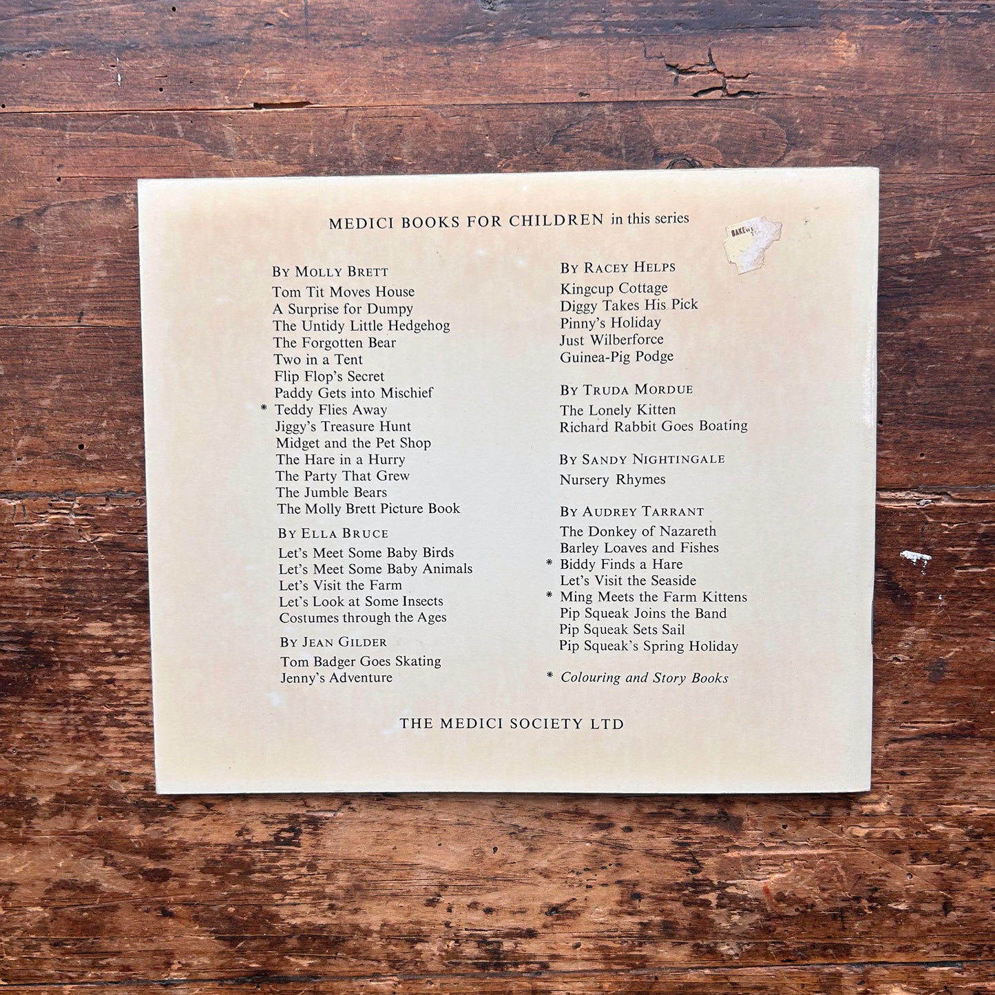 The Forgotten Bear - Molly Brett - Vintage 1968 (Preloved)