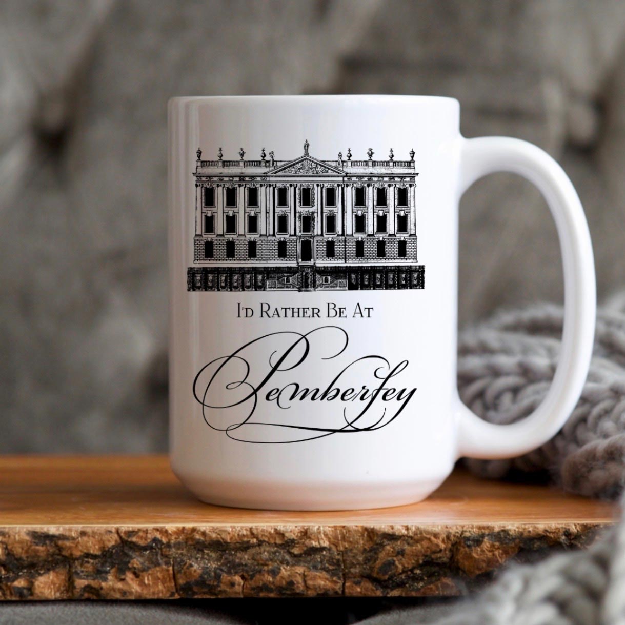 Mug - Jane Austen - I'd Rather Be At Pemberley