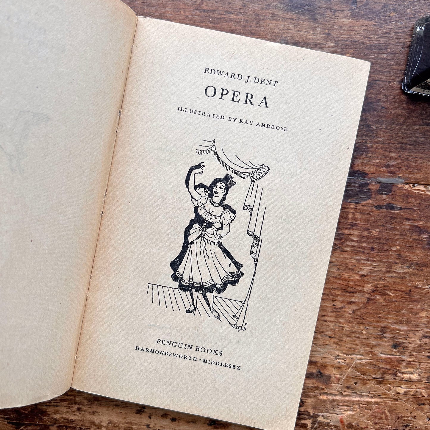 Opera - Edward J. Dent - Vintage Pelican Books - No. 150 1949 (Preloved)