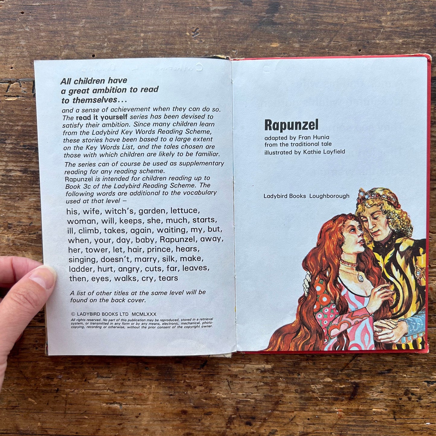 Read it Yourself - Rapunzel - Vintage Ladybird 1980 (Preloved)