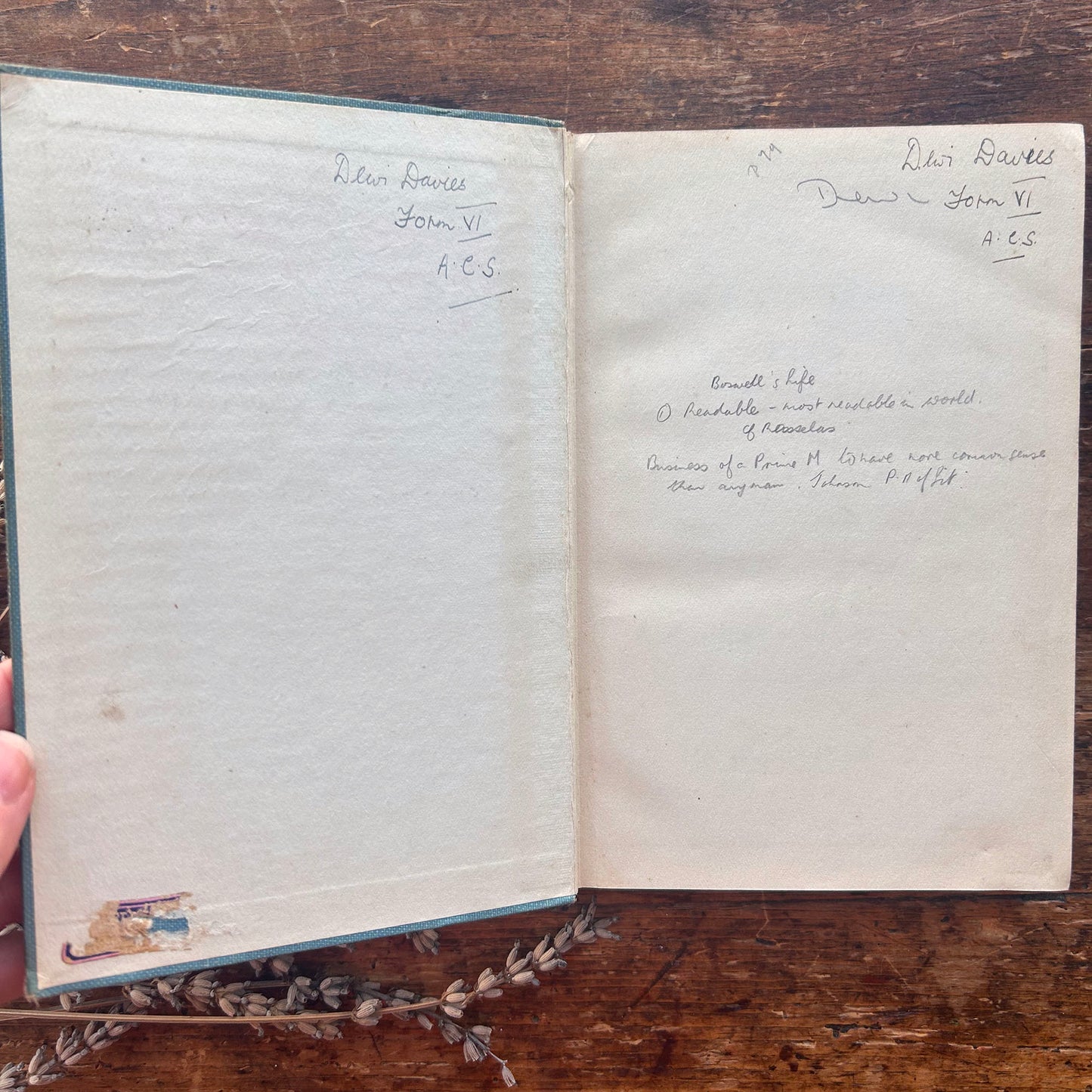 Selections from Boswell's Life of Samuel Johnson - R. W. Chapman 1927 (Preloved)