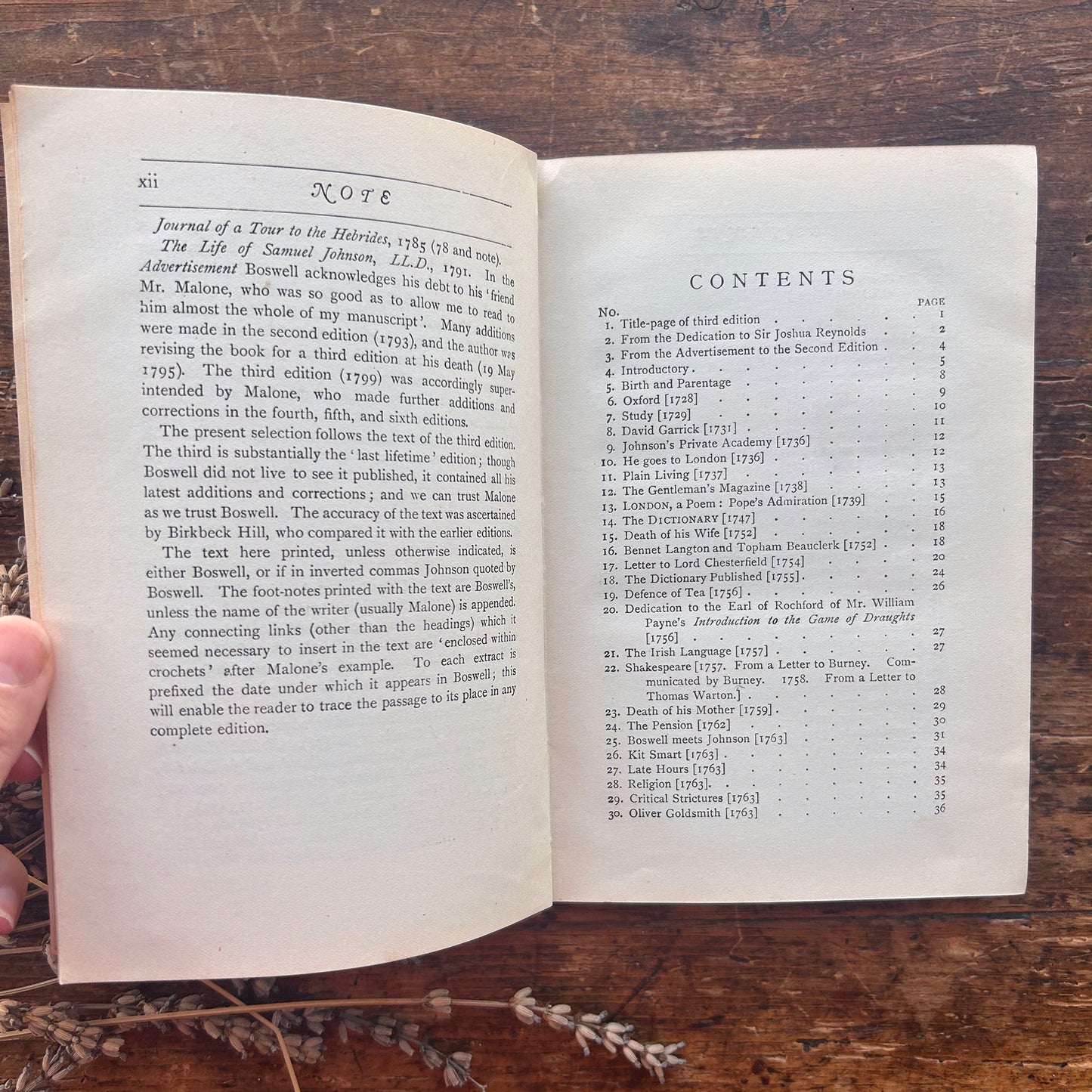 Selections from Boswell's Life of Samuel Johnson - R. W. Chapman 1927 (Preloved)