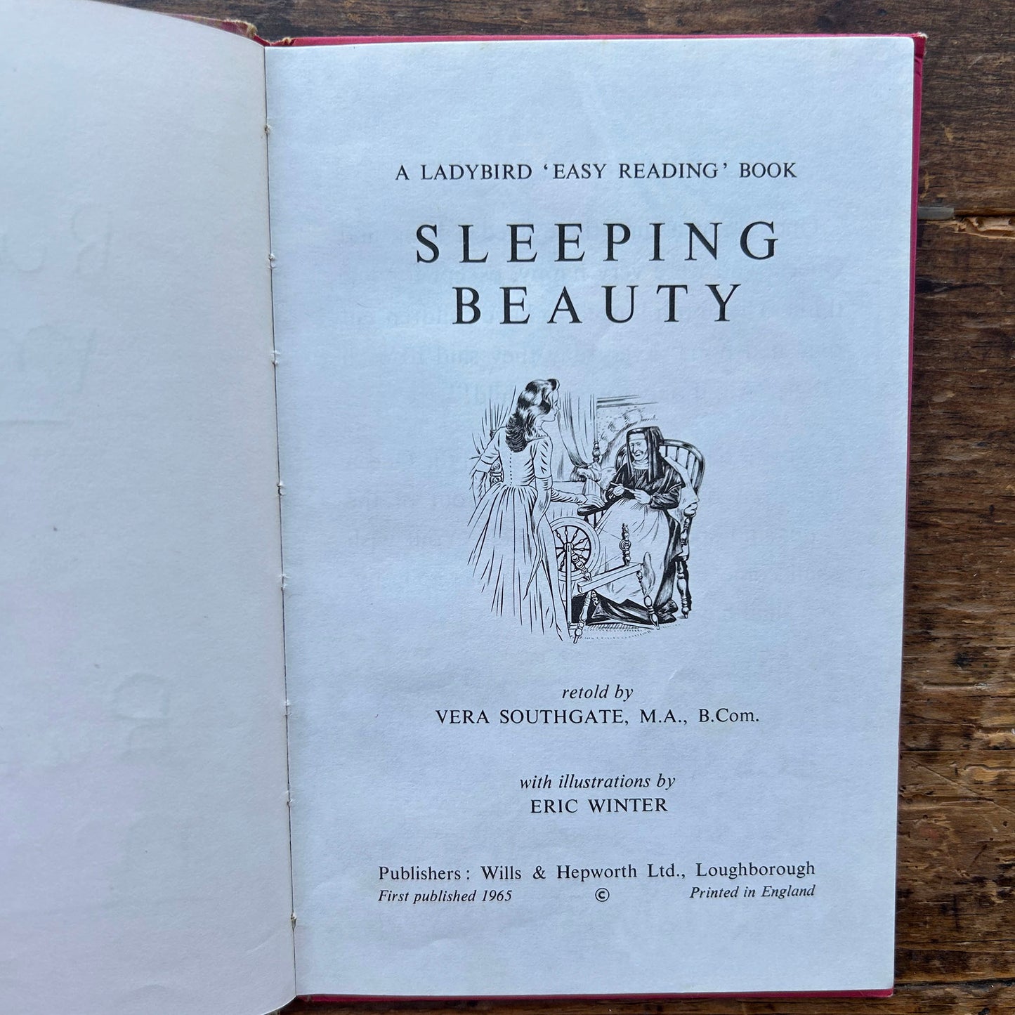 Sleeping Beauty - Vintage Ladybird Easy Reading Book - Well Loved Tales 1965 (Preloved)