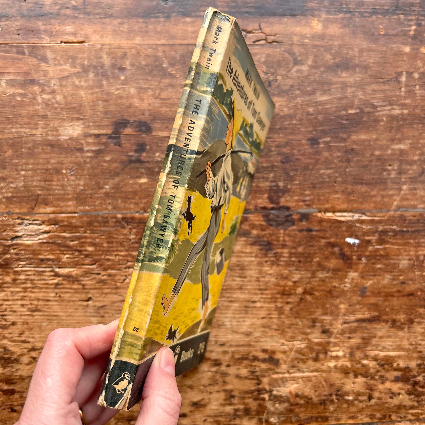 The Adventures of Tom Sawyer - Mark Twain - Vintage Puffin 1962 (Preloved)