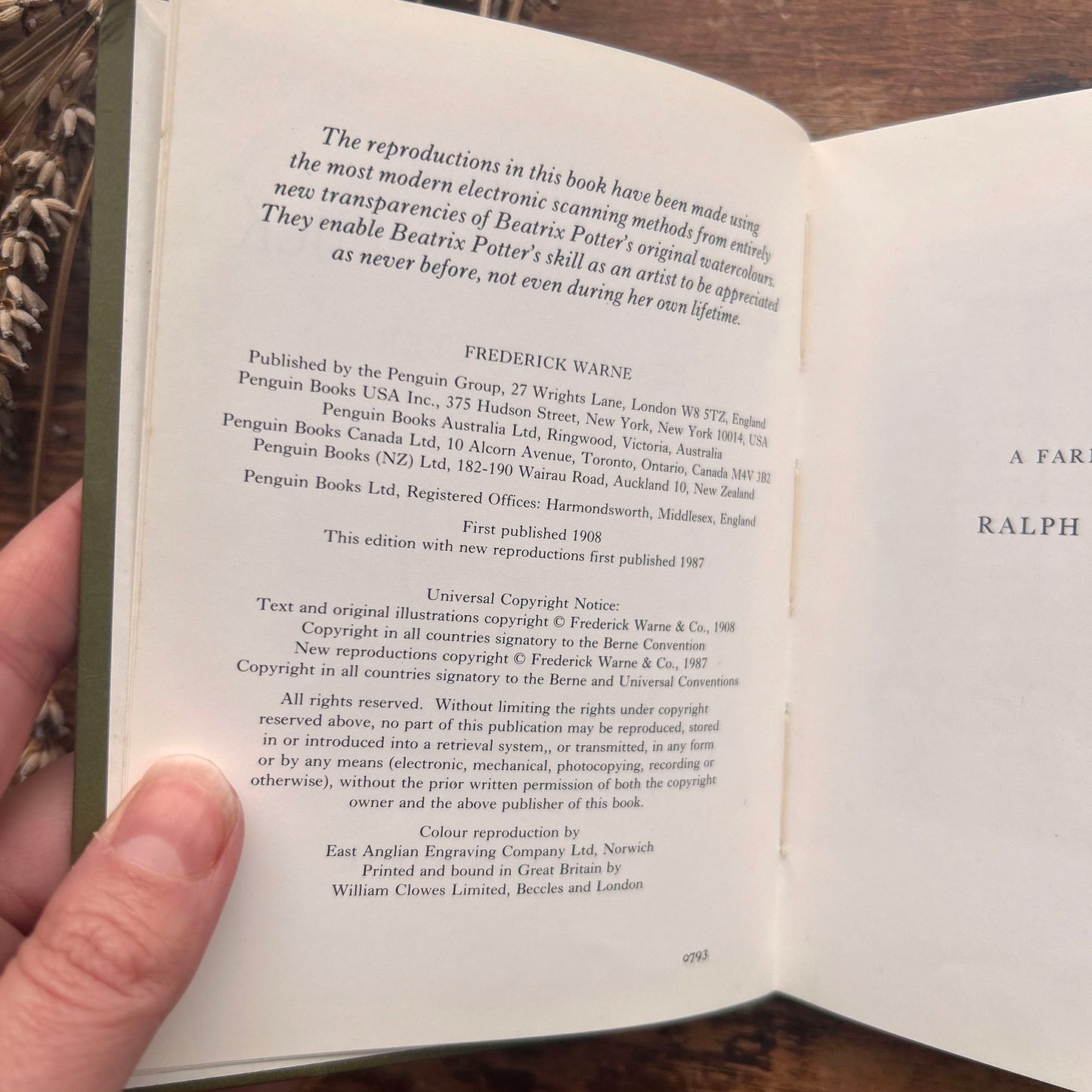 The Tale of Jemima Puddle-Duck - Vintage Beatrix Potter 1987 (Preloved)