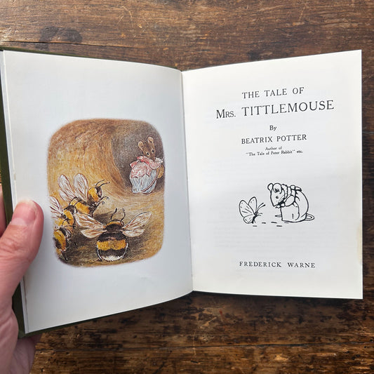 The Tale of Mrs. Tittlemouse - Vintage Beatrix Potter 1989 (Preloved)