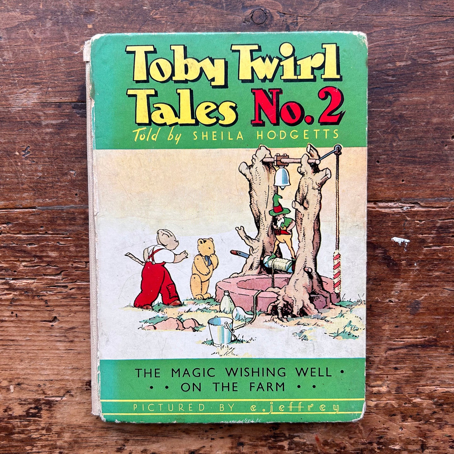 Toby Twirl Tales no. 2 - Sheila Hodgetts E. Jeffrey- Vintage 1953 (Preloved)