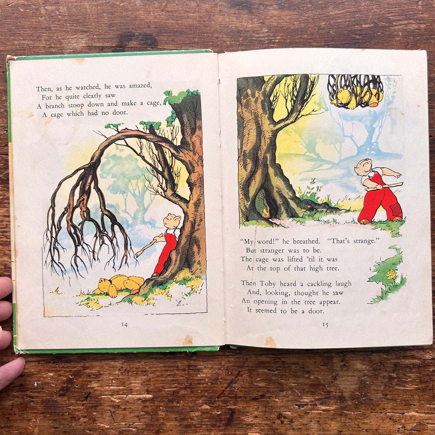 Toby Twirl Tales no. 2 - Sheila Hodgetts E. Jeffrey- Vintage 1953 (Preloved)