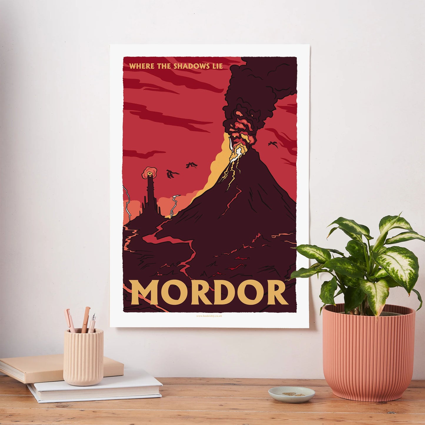 Travel Poster / Art Print - Lord of the Rings - Mordor