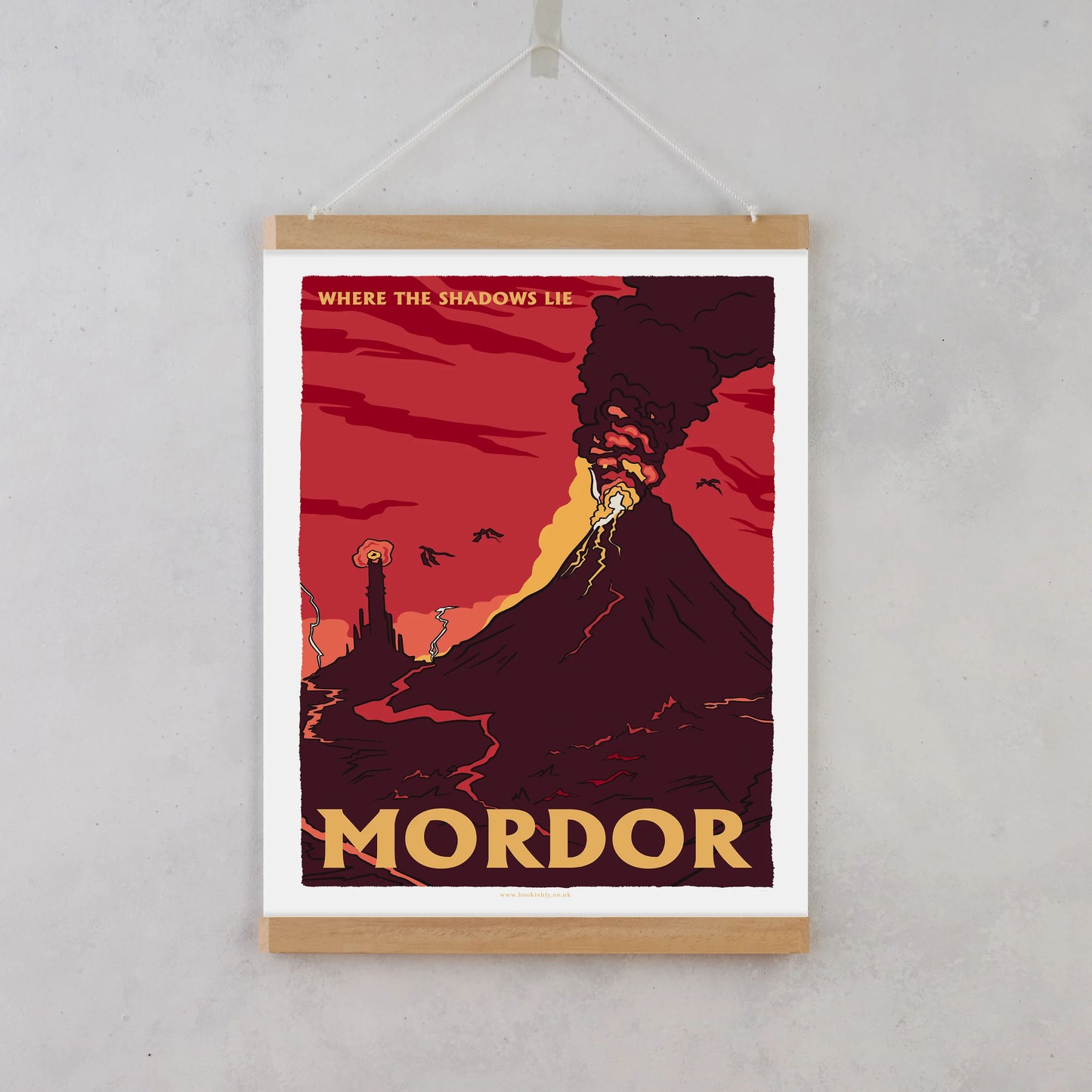 Travel Poster / Art Print - Lord of the Rings - Mordor