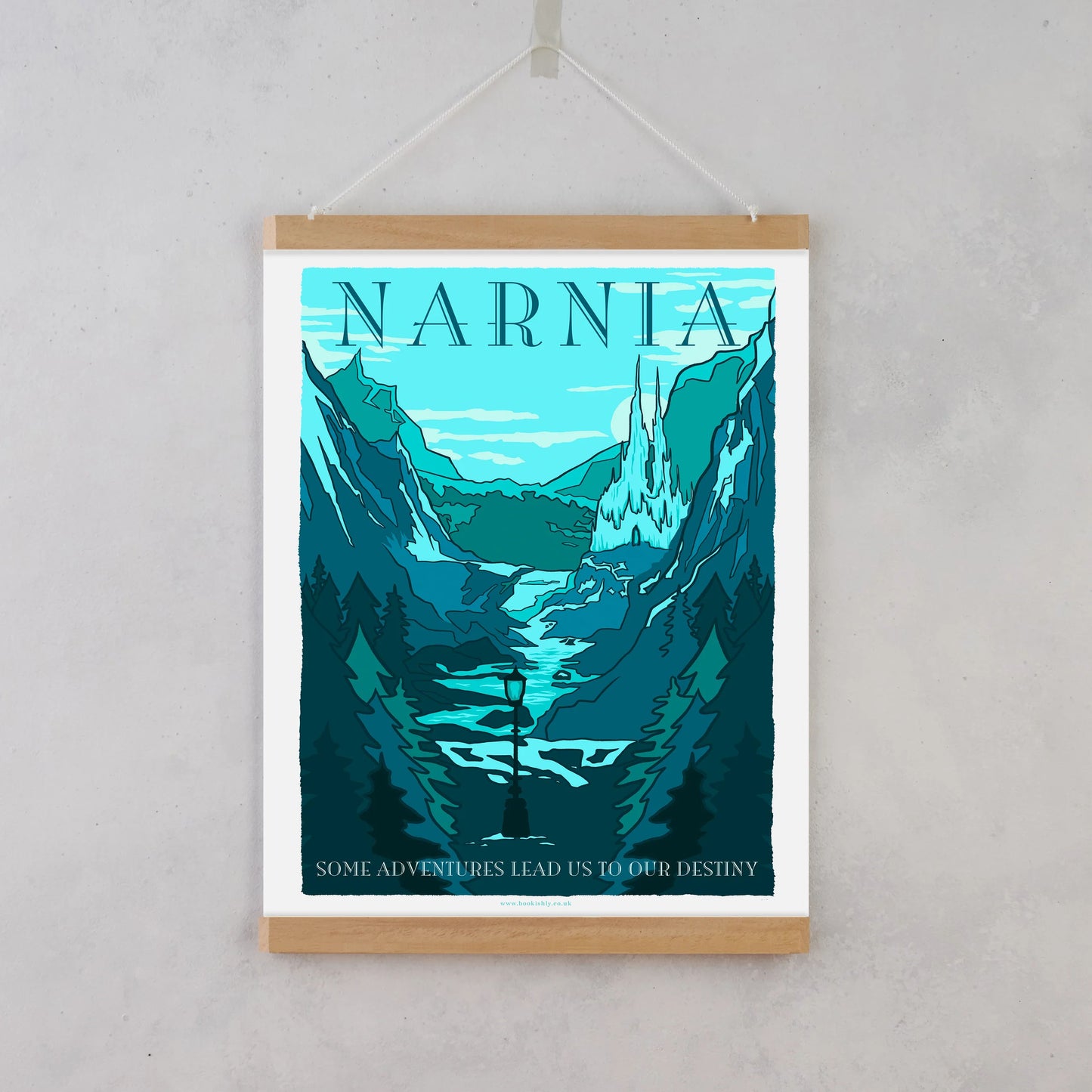 Travel Poster / Art Print - The Lion, the Witch and the Wardrobe - Narnia