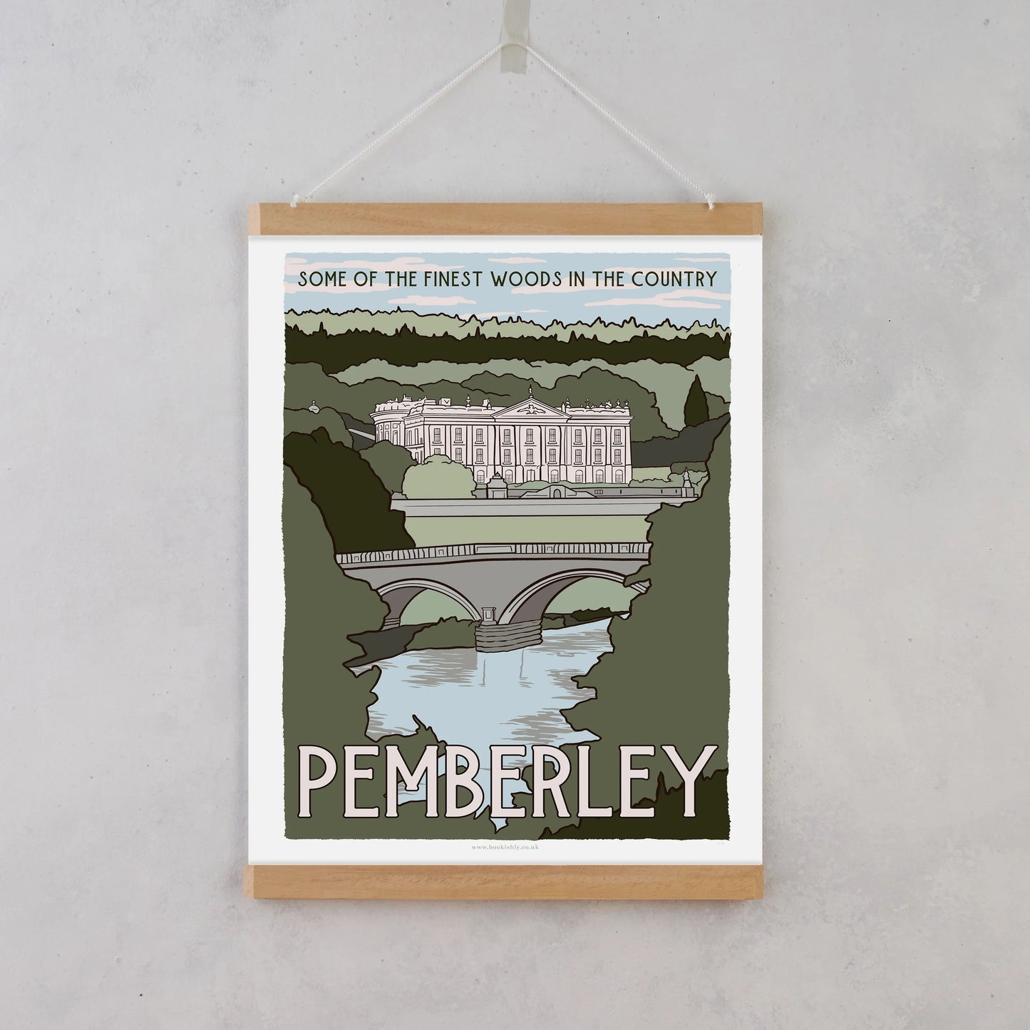 Travel Poster / Art Print - Pride and Prejudice - Pemberley