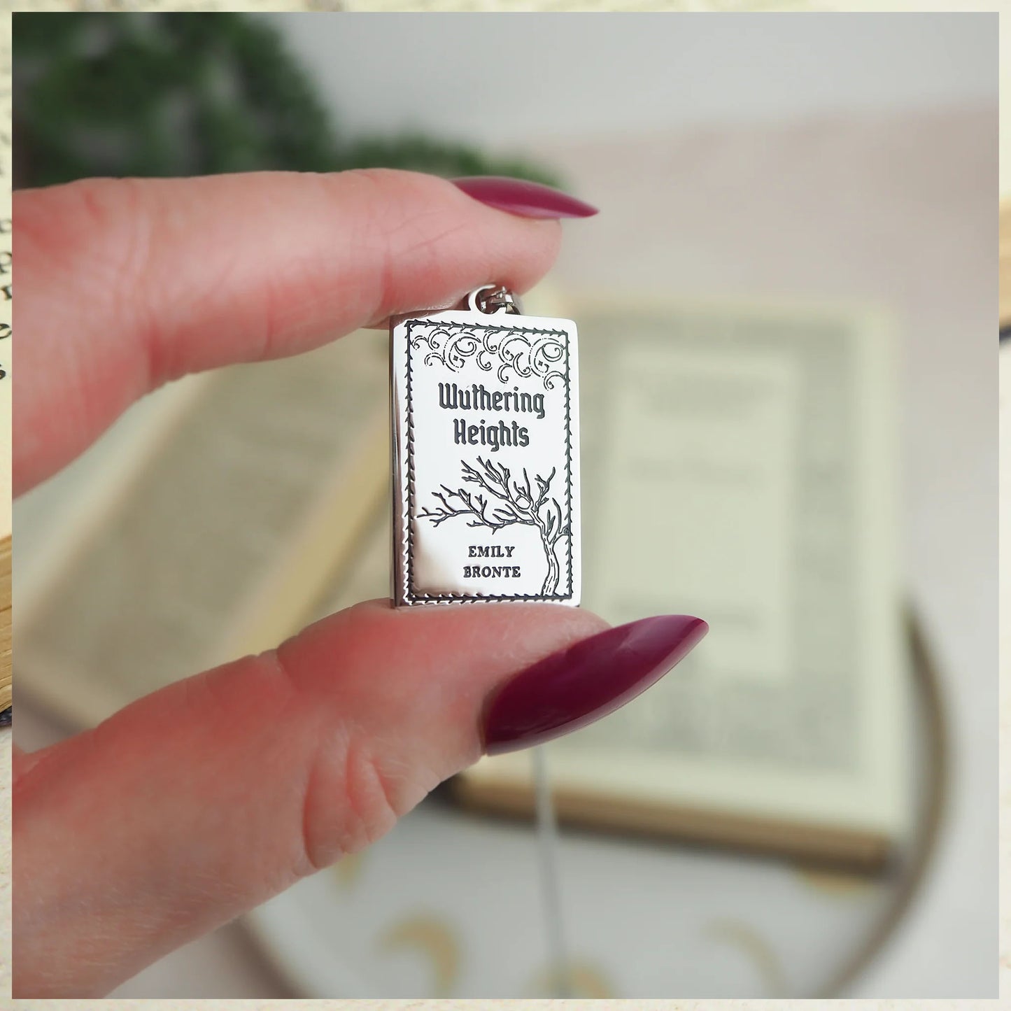 Necklace - Wuthering Heights Book - Emily Bronte