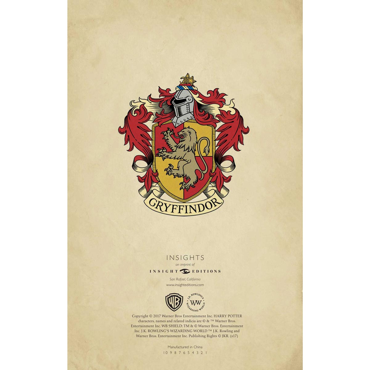 Notebook - Harry Potter - Gryffindor