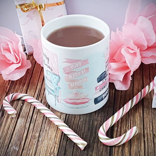 Mug - All I Want For Christmas Is... Books! Pastels