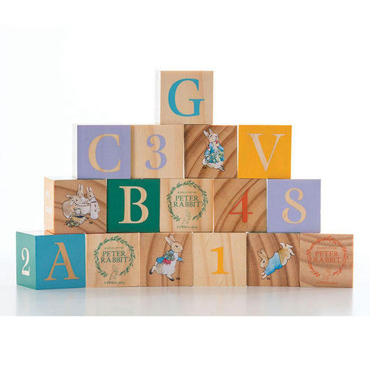Wooden Building Blocks - Baby - Peter Rabbit