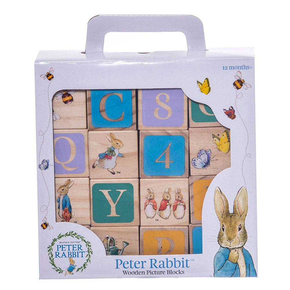Wooden Building Blocks - Baby - Peter Rabbit