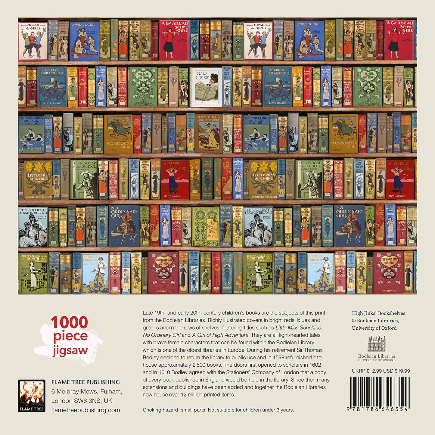 Jigsaw Puzzle - Bodleian Library: High Jinks Bookshelves - 1000-piece