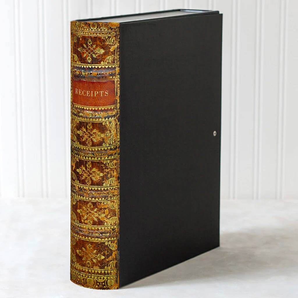 Box Book File - Antique - Choose Your Colour & Title