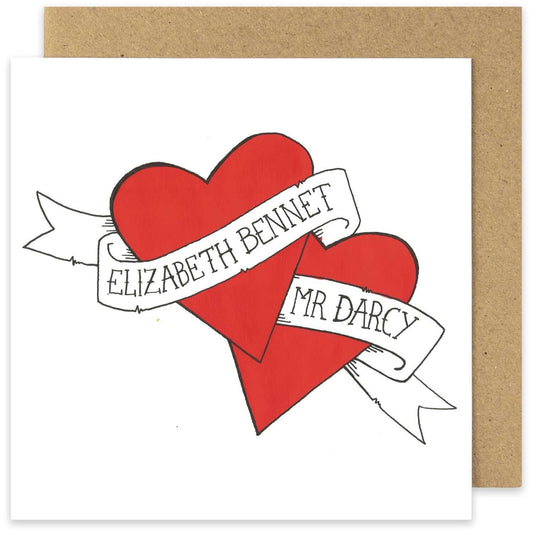 Card - Elizabeth Bennet & Mr Darcy - Valentine