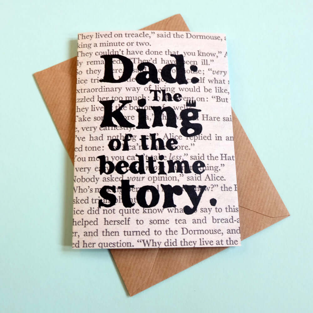 Card - Dad: The King of the Bedtime Story
