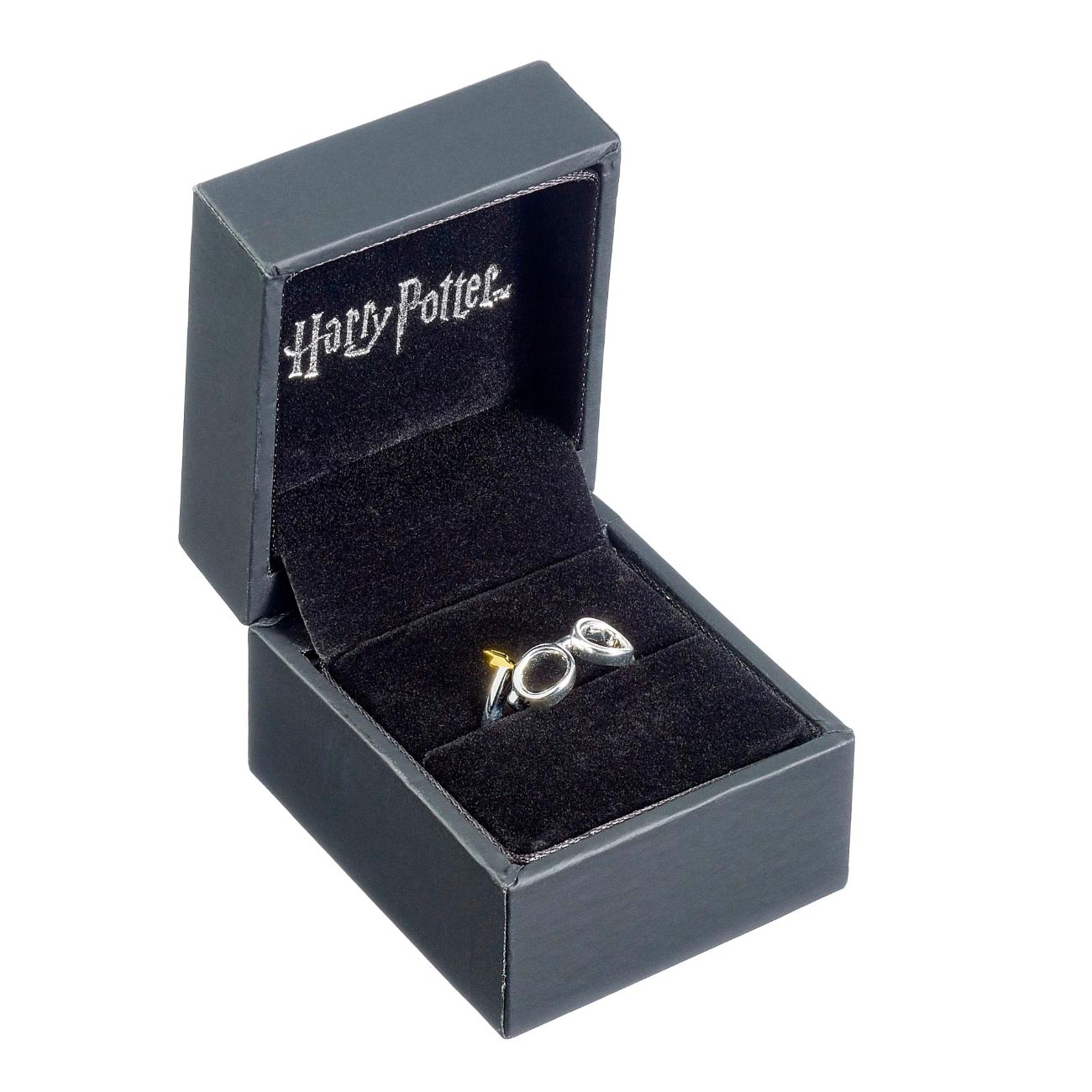 Ring - Harry Potter Official - Lightening Bolt and Glasses - Sterling Silver
