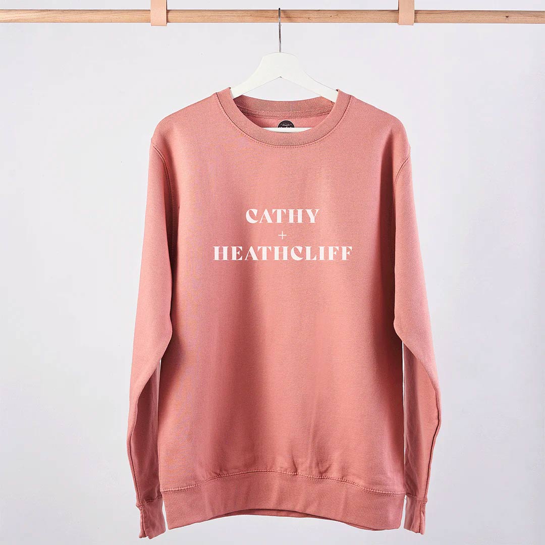 Sweatshirt Top - Literary Couples - Wuthering Heights - Cathy + Heathcliff