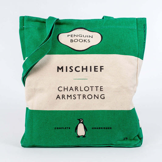Book Bag - Mischief - Penguin-Bag-Book Lover Gifts