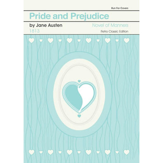 Print - Retro Classic Book Cover - Pride & Prejudice