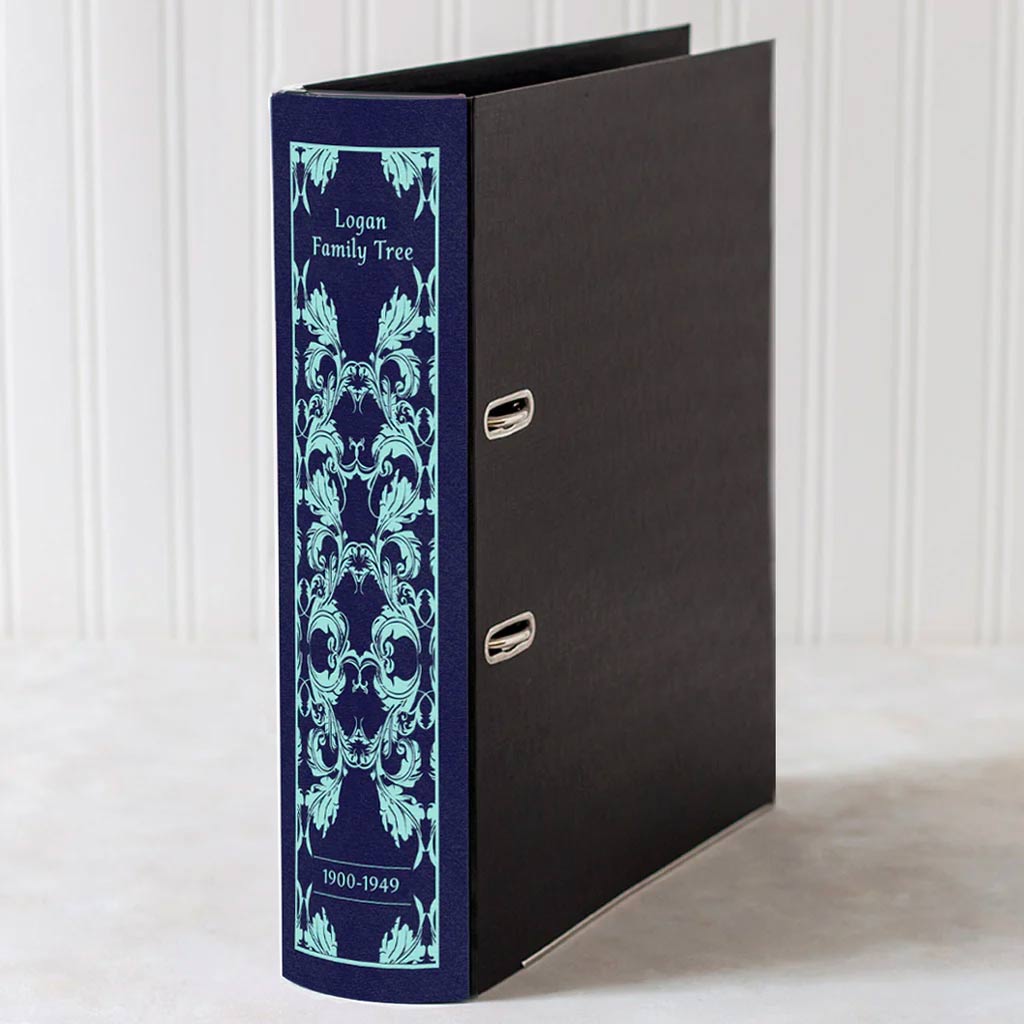 Lever Arch Book File / Ring Binder - Patterned - Choose Your Colour & Title