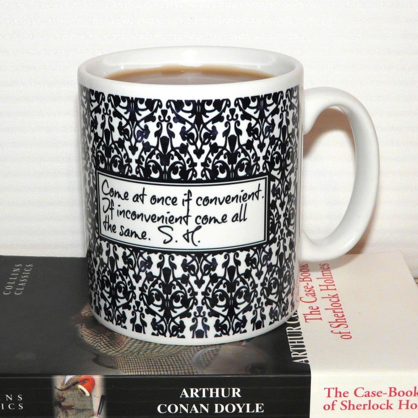 Mug - Sherlock - "Come at once if convenient..."