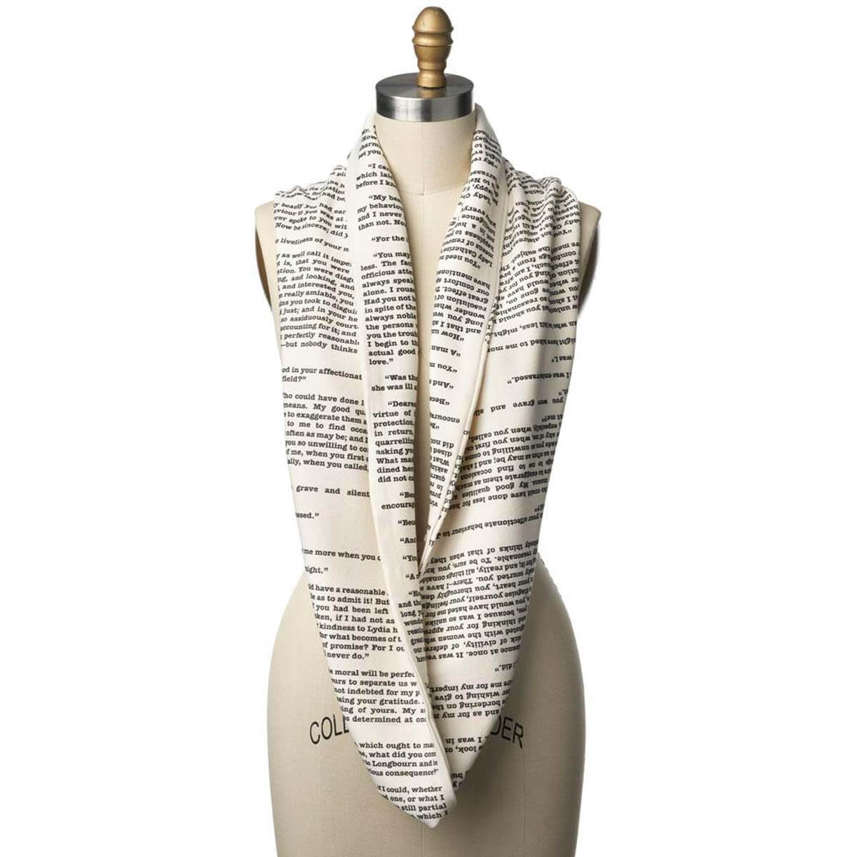 Book Scarf Pride Prejudice Jane Austen