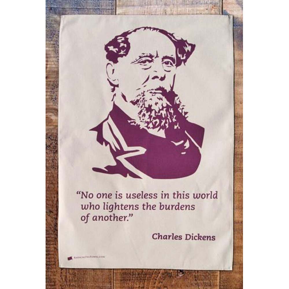 Tea Towel - Radical - Charles Dickens