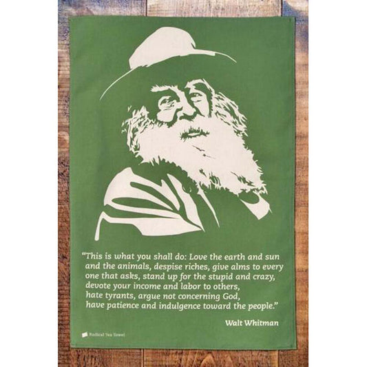 Tea Towel - Radical - Walt Whitman